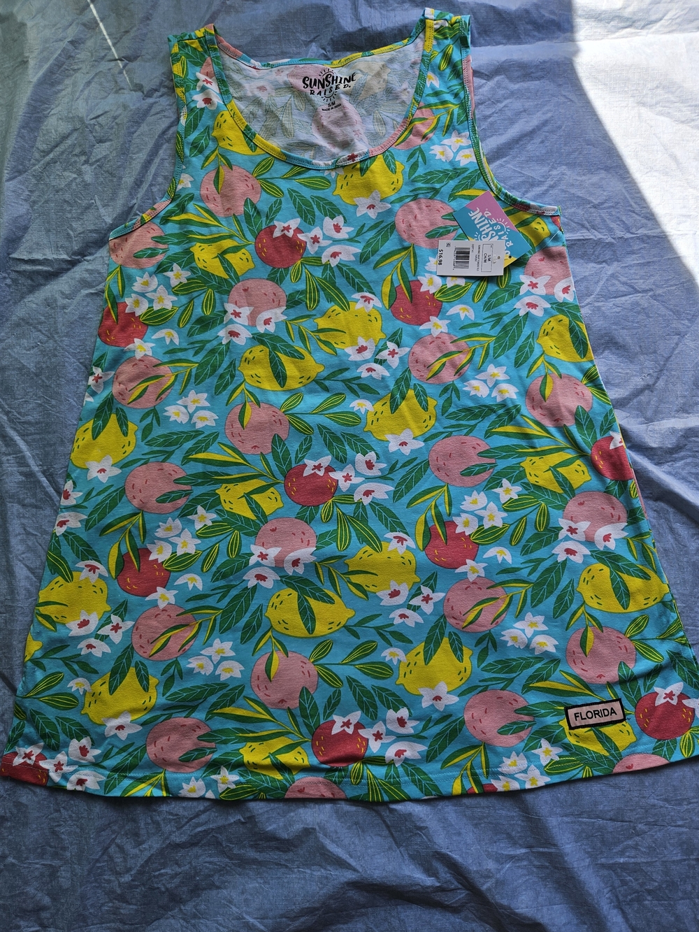 Rose sleeveless casual dress